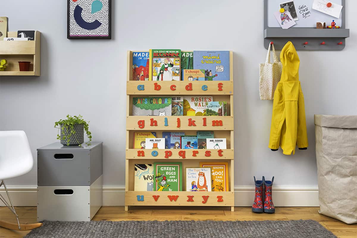 Libreria Montessoriana per Bambini con Alfabeto - L'Originale Tidy Books